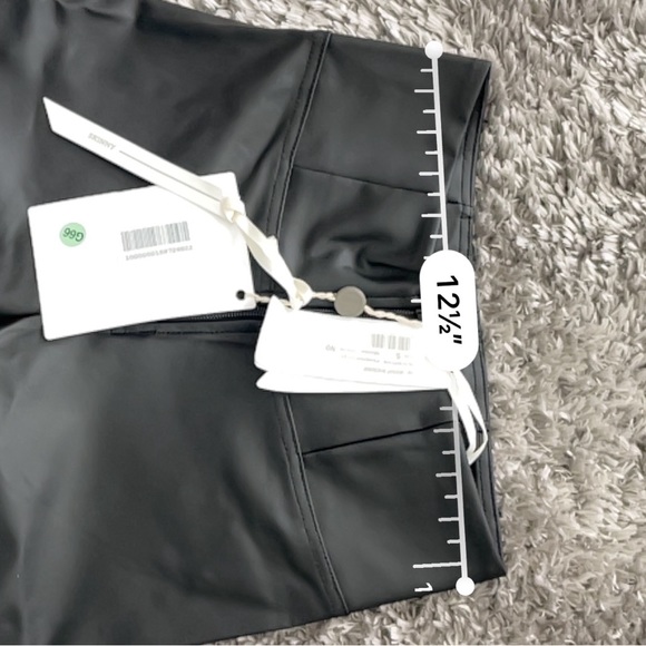 Freddy wr.up s/4 small black faux leather high waisted new nwt full length - Picture 11 of 11